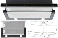 Máy hút mùi Fandi FD-70MSB hút sạch mọi mùi, khói dầu chỉ trong nháy mắt