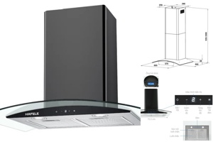 Máy hút mùi Hafele HH-WT70A nói không với mùi thức ăn và khói bếp
