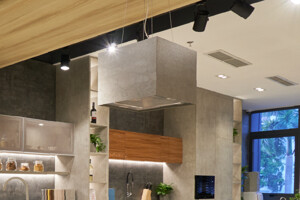 Máy hút mùi Malloca Concrete K-400 nghệ thuật hòa trộn giữa thiết kế và công nghệ