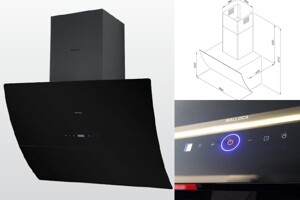 Máy hút mùi Malloca MC-9039B công suất hút mạnh mẽ, tiện ích thông minh