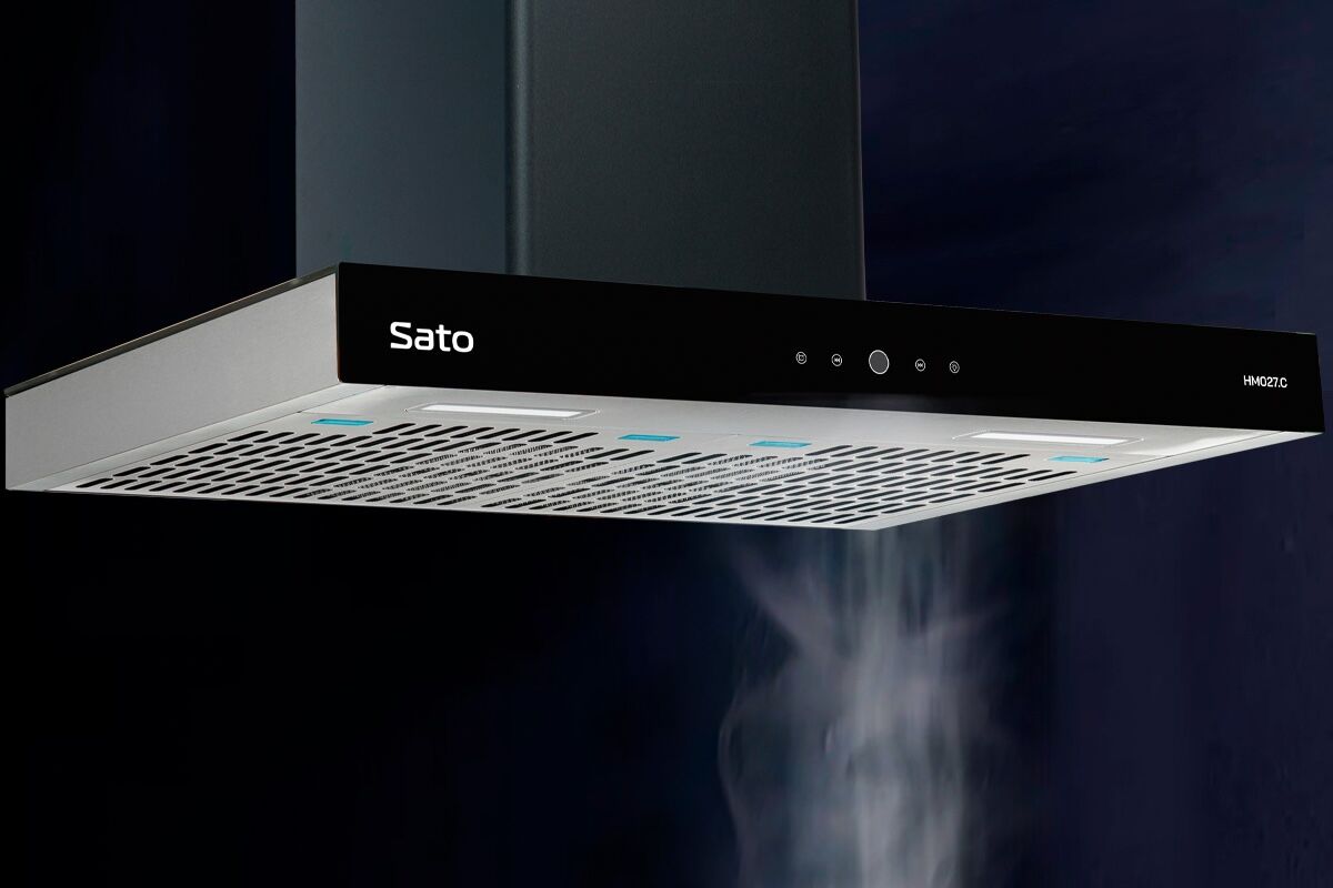Máy hút mùi Sato HM027.C giải pháp khử mùi hiệu quả cho mọi không gian bếp