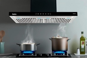 Máy hút mùi Sato HM037.B trở thành người giữ hồn cho gian bếp Việt