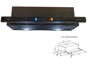 Máy hút mùi Sevilla SV-7421 Pro giải pháp khử mùi đỉnh cao cho gian bếp hiện đại
