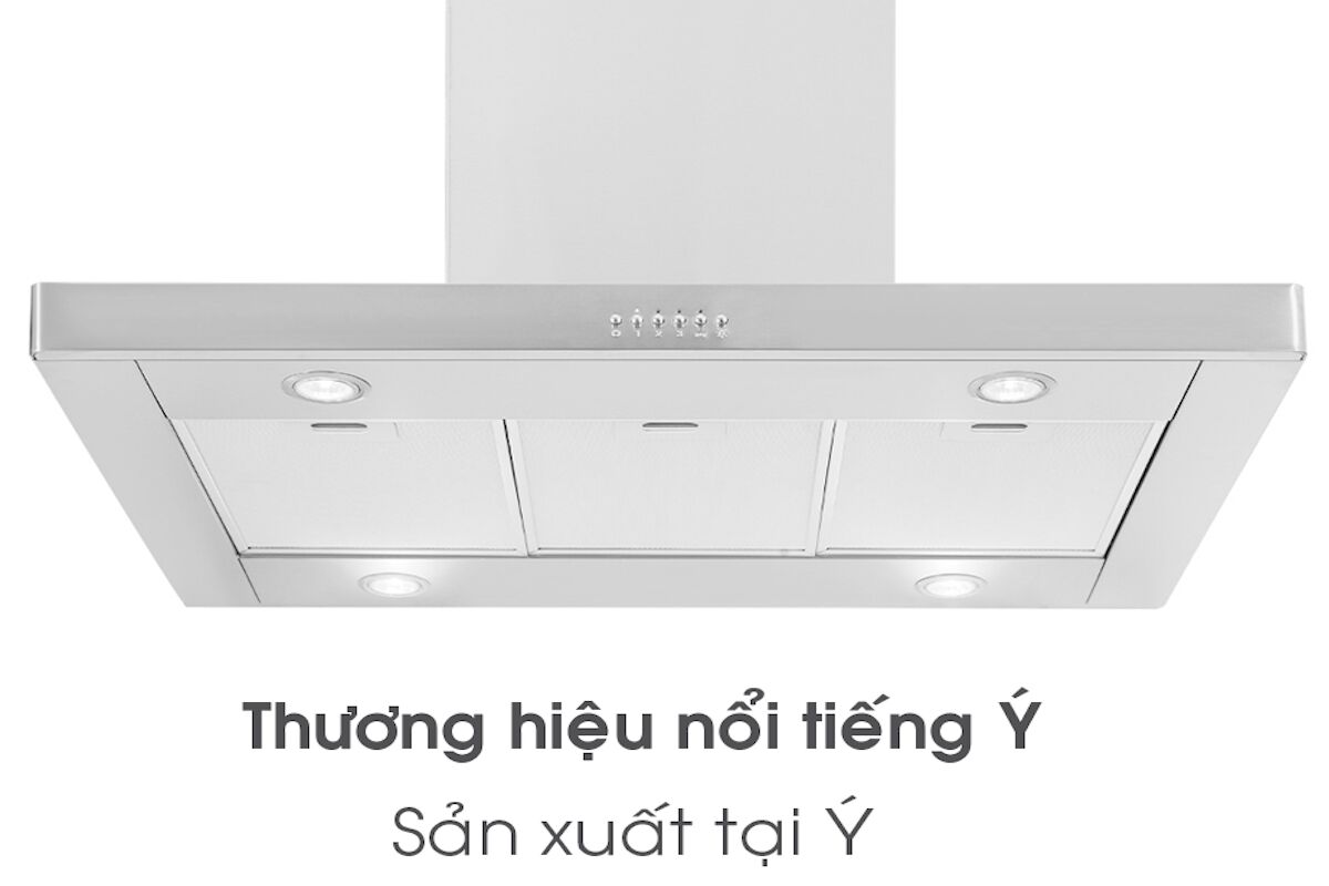 Máy hút mùi Smeg KI90XE 536.84.628 đón đầu xu hướng bếp hiện đại
