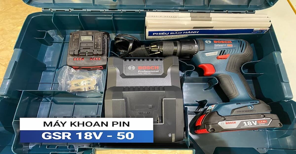 Máy khoan pin Bosch có tốt không? Top máy khoan pin Bosch tốt để mua hiện nay