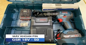 Máy khoan pin Bosch có tốt không? Top máy khoan pin Bosch tốt để mua hiện nay