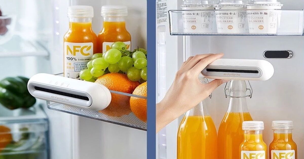 Máy khử mùi tủ lạnh Xiaomi - Máy khử mùi nên có trong không gian bếp nhà bạn