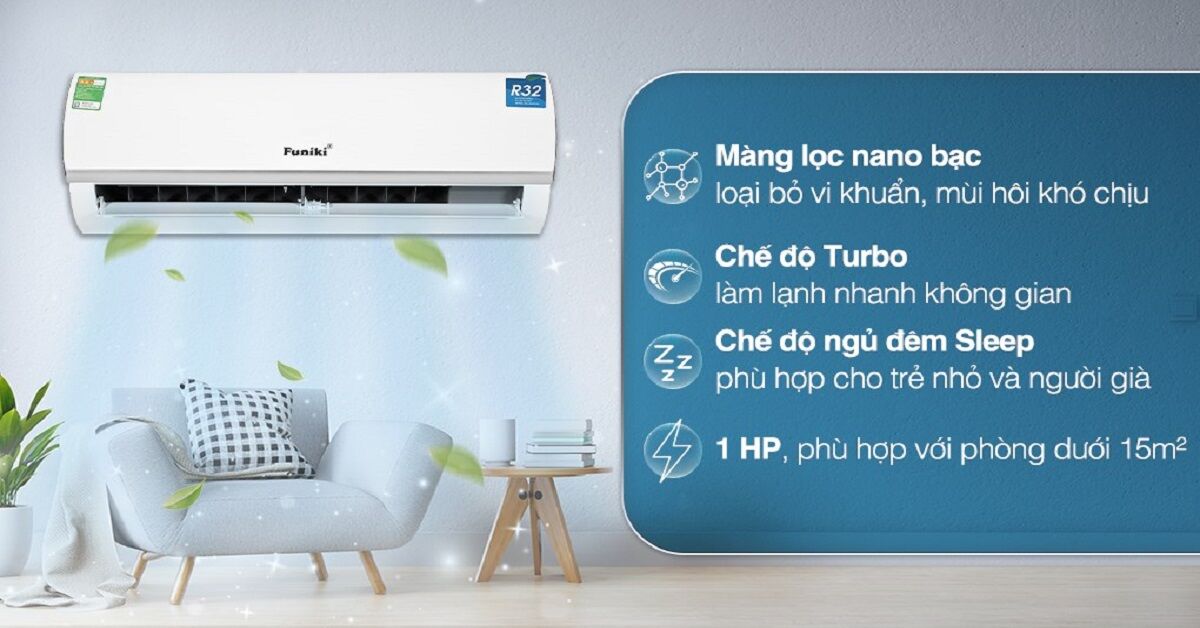 Máy lạnh Funiki 1 HP HSC09TMU.ST3 mới 2022 có ưu điểm gì?