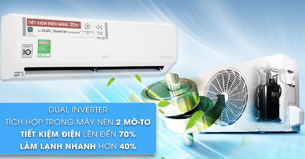 Máy lạnh LG 1HP Inverter V10APH dùng có tốt không?
