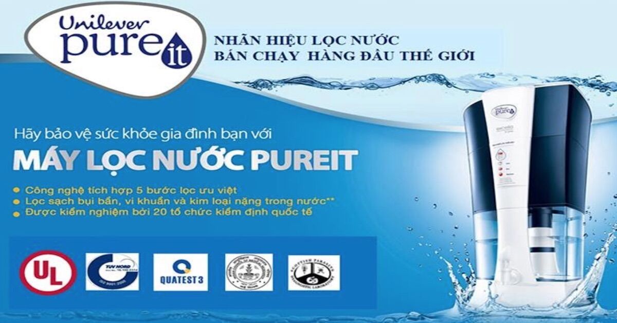 Máy lọc nước Pureit có phải là lựa chọn tốt?