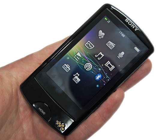 Máy nghe nhạc Sony Walkman A864: cảm nhận âm thanh trên từng ngón tay