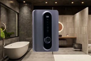 Máy nước nóng trực tiếp Beko BWI45S3D-224: Công suất 4500W bơm trợ lực hỗ trợ