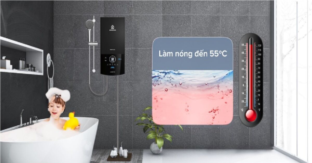Máy nước nóng trực tiếp Ariston Aures Top 4.5P và những điều cần biết quan trọng