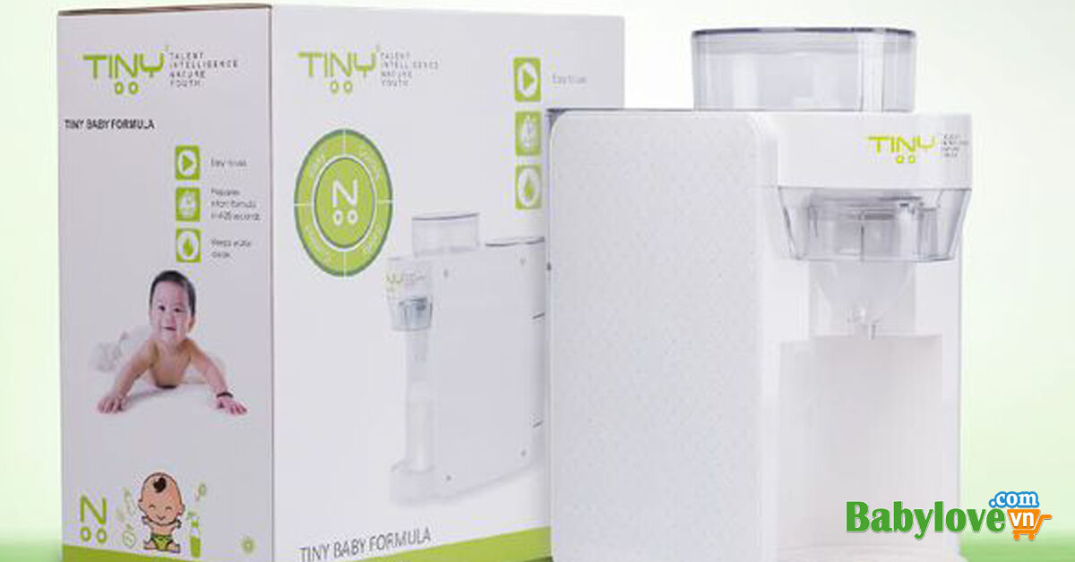 Máy pha sữa Tiny Baby Formula Japan - một chạm cho bình sữa hoàn hảo