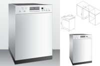 Máy rửa bát âm tủ Malloca 15 bộ WQP12-J7309I thiết kế sang trọng, công nghệ tối ưu