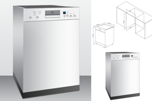 Máy rửa bát âm tủ Malloca 15 bộ WQP12-J7309I thiết kế sang trọng, công nghệ tối ưu