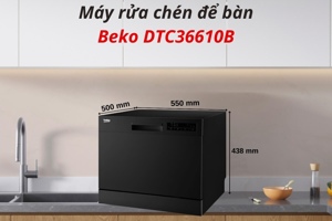 Máy rửa bát Beko DTC36610B cuộc sống tiện nghi chỉ với một nút nhấn