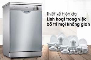Máy rửa bát Bosch SMS25DI05E thiết kế tinh tế, hiện đại cho không gian bếp