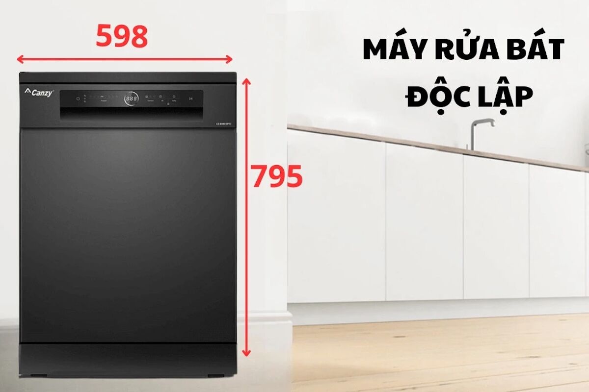 Máy rửa bát Canzy CZ BHN14PTC bí quyết sở hữu một gian bếp sạch bong, hiện đại