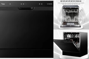 Máy rửa bát độc lập Canzy CZ-WQP892 phù hợp cho gia đình từ 2 đến 4 thành viên