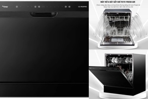 Máy rửa bát độc lập Canzy CZ-WQP892 phù hợp cho gia đình từ 2 đến 4 thành viên