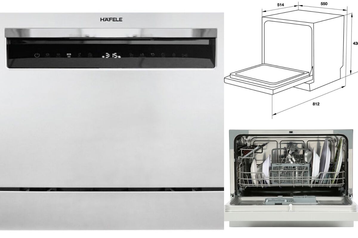 Máy rửa bát Hafele 6 bộ HDW-T50C 539.20.640 trợ thủ đắc lực cho gian bếp