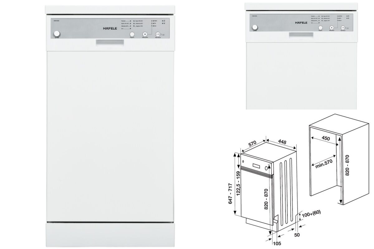 Máy rửa bát Hafele HDW-HI45A khi công nghệ chạm tới sự tinh tế trong từng góc bếp