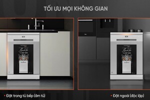 Máy rửa bát Junger Leopard DWJ-140 bát đĩa sáng bóng, sạch khuẩn chỉ sau 1 lần rửa