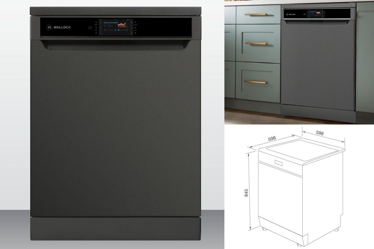 Máy rửa bát Malloca MDW14-BS10TFT lựa chọn thông minh cho không gian bếp hiện đại