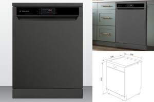 Máy rửa bát Malloca MDW14-BS10TFT lựa chọn thông minh cho không gian bếp hiện đại