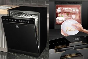 Máy rửa bát Richborn RDP6085SKB 16 bộ, sạch bóng, tiết kiệm