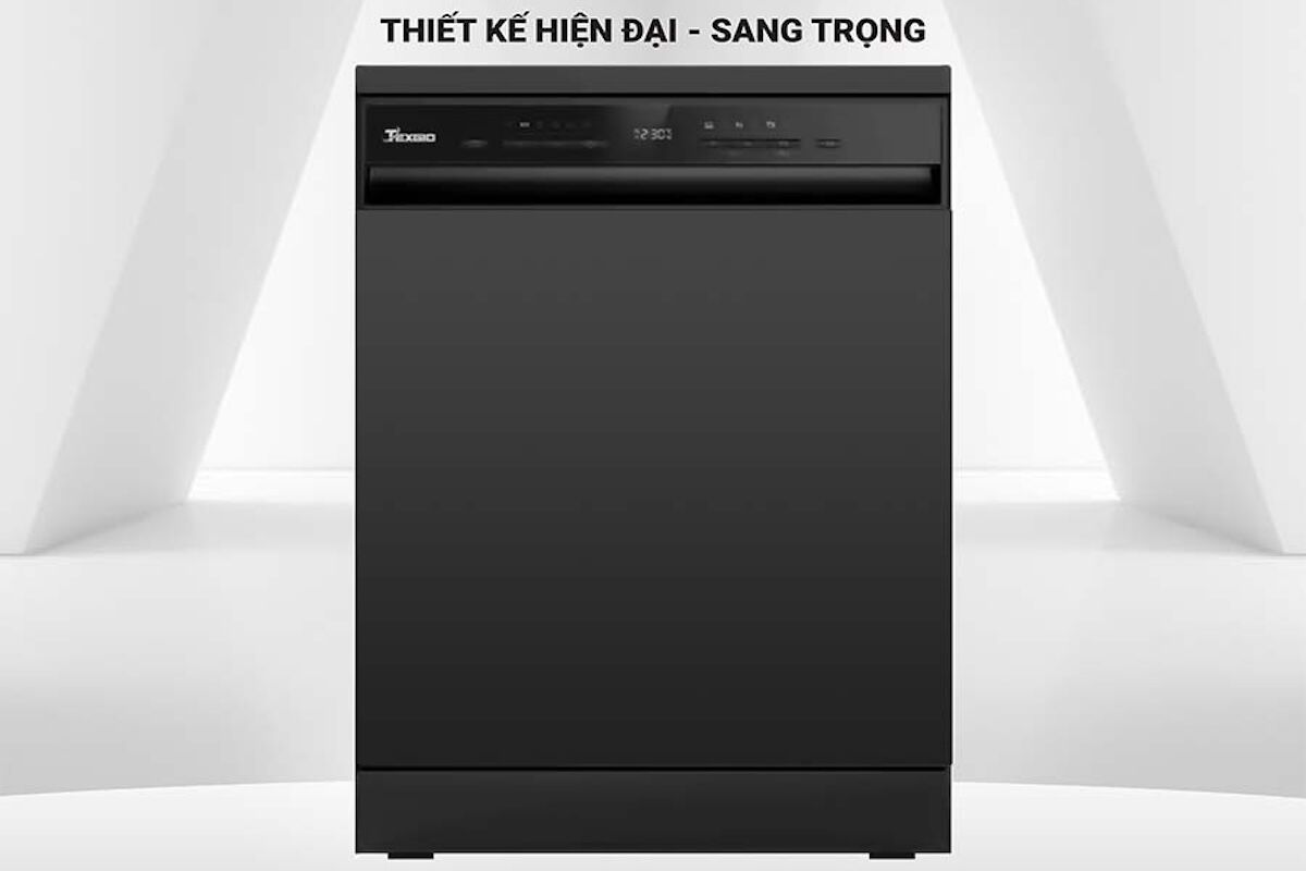 Máy rửa bát Texgio TGD8615BE bí mật cho gian bếp êm ái và chuẩn sạch