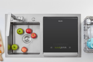 Máy rửa bát tích hợp bồn rửa Malloca WQP6-890F3 tiết kiệm diện tích cho gian bếp hiện đại