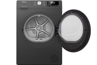Máy sấy bơm nhiệt 8kg Hisense DH80N1T giá "hạt dẻ", công nghệ hiện đại và rất tiết kiệm điện