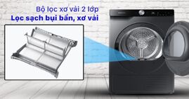 Máy sấy bơm nhiệt Samsung DV90T7240BB/SV Inverter 9kg có tính năng gì nổi bật ?