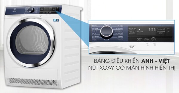 Máy sấy Electrolux 9 Kg lồng ngang Inverter EDH903BEWA sự lựa chọn hoàn hảo