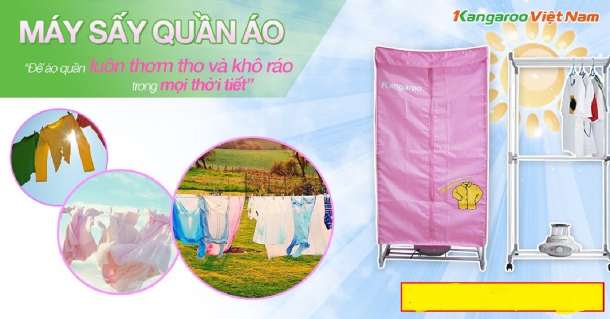 Máy sấy quần áo Kangaroo KG307 – sự lựa chọn đa năng cho người dùng