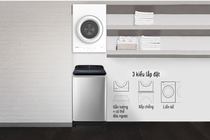 Máy sấy quần áo Panasonic 8kg Tumble NH-E80JA1WVT giá chỉ 7,5 triệu đồng, công nghệ PTC hiện đại