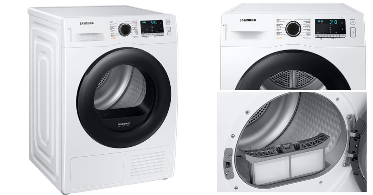 Máy sấy quần áo Samsung Heatpump là gì, dòng nào có công nghệ này?
