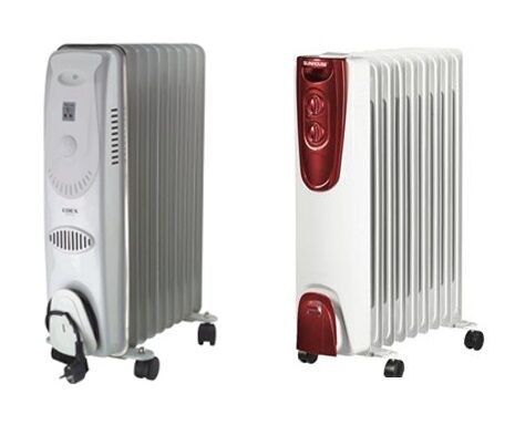 Máy sưởi dầu COEX OR-802 và Sunhouse SHD7080 - Khác biệt không lớn