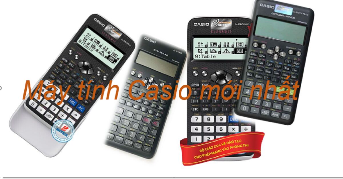 Máy tính Casio mới nhất nâng cấp từ phiên bản model fx 570VN,..