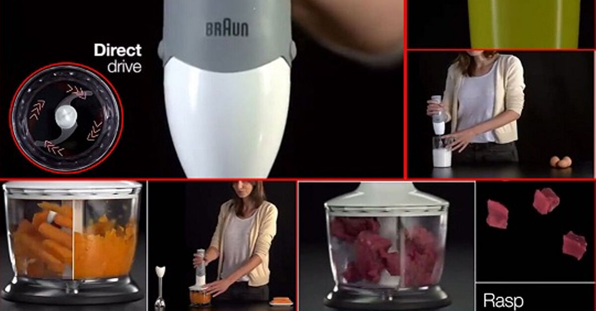 Máy xay cầm tay Braun - Người bạn đồng hành đắc lực của mẹ trên hành trình nuôi con mọn