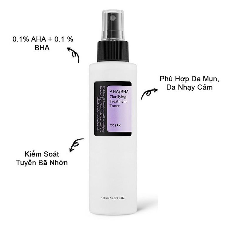 Toner Cosrx AHA/BHA Clarifying Treatment