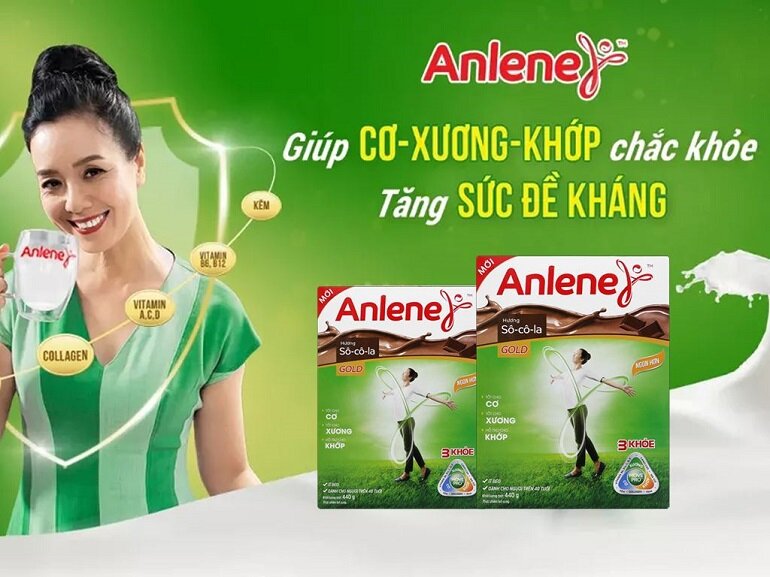 Sữa Anlene Gold 3 khỏe tốt cho sức khỏe của người lớn tuổi