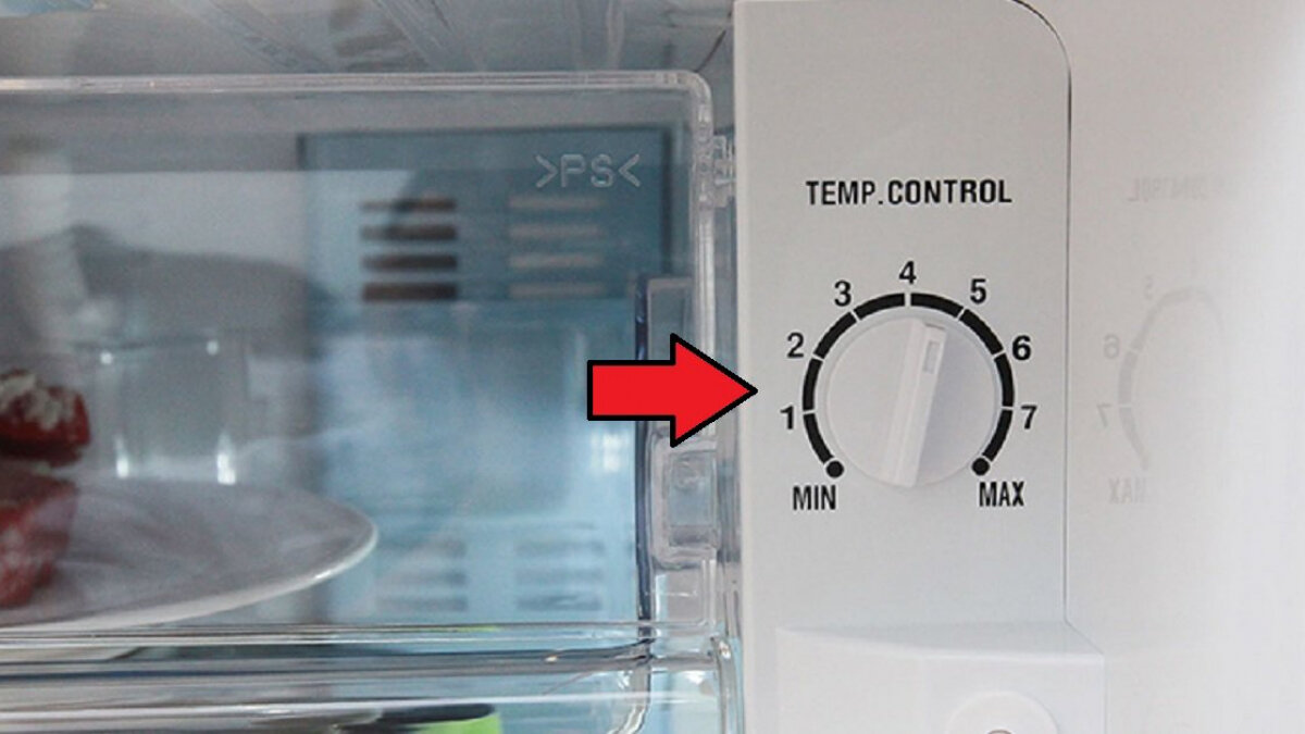 Tất cả những gì bạn phải làm là xoay nút để tăng hoặc giảm nhiệt độ tủ lạnh LG