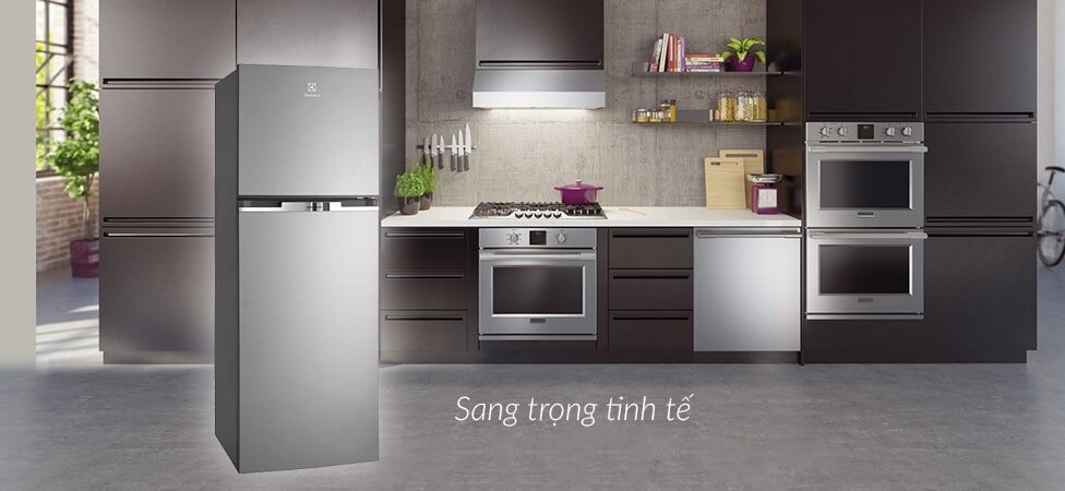 Tủ lạnh Electrolux ETB2600MG có thiết kế sang trọng phù hợp với mọi căn bếp