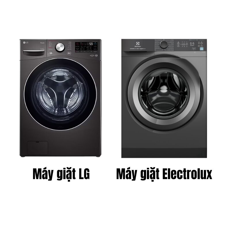 Máy giặt LG hay Electrolux tốt hơn