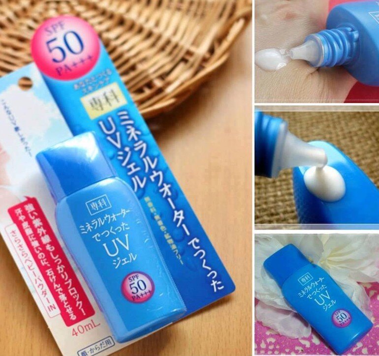 Gel chống nắng Shiseido SPF50 PA+++ 40ml là dòng sản phẩm chống nắng vật lý