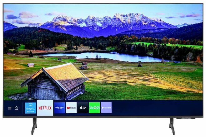 Tivi Samsung 55 inch AU8000 hỗ trợ làm việc ngay tại nhà 