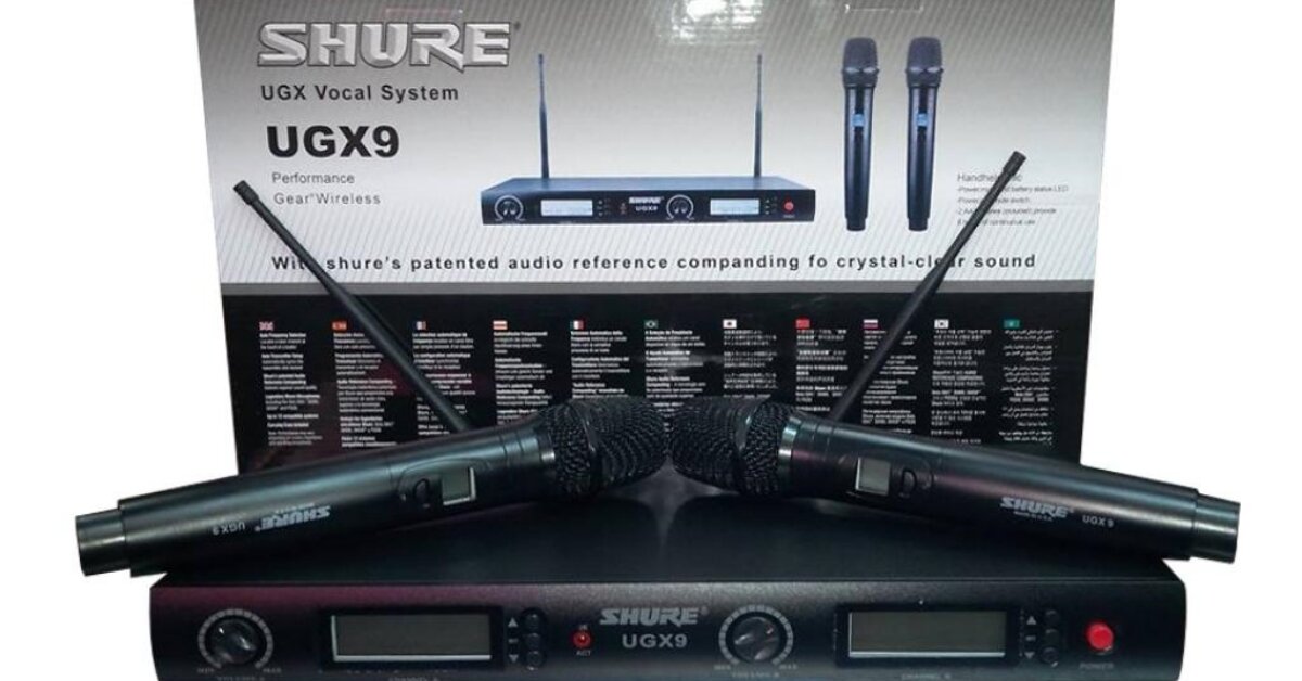 Micro Shure UGX9: Âm thanh xuất sắc, giá siêu hạt dẻ!